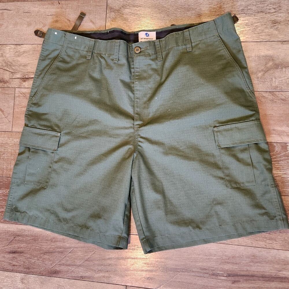 Retired 2XL Men's Olive Green Uniform Cargo Shorts Utility Workwear 6 Pockets